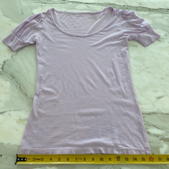 STEPHANIE B PIMA COTTON LAVENDER TSHIRT 0416 SMALL - Picture 7 of 10